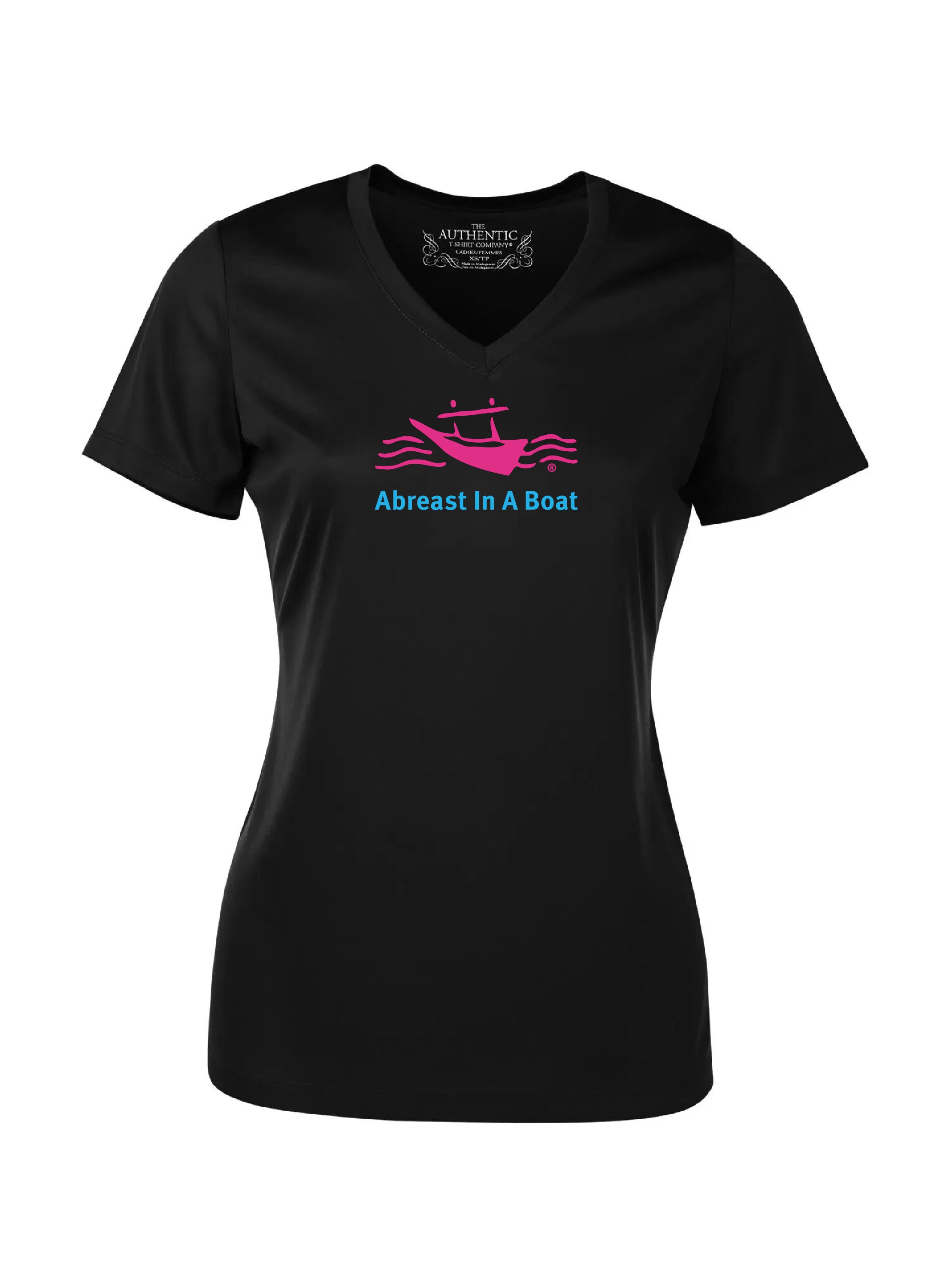 AIAB Short Sleeve V-Neck Ladies Technical Tee