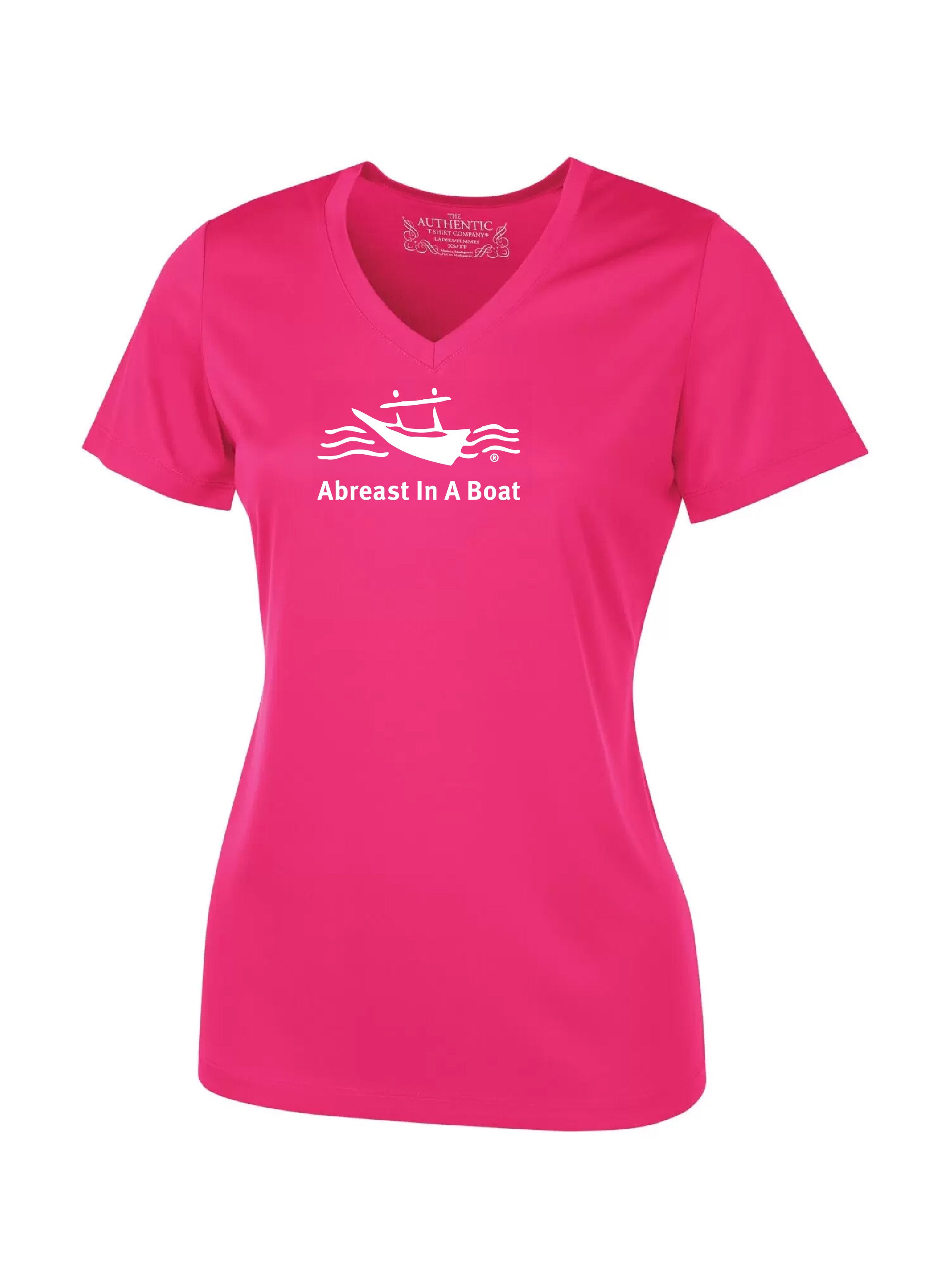 AIAB Short Sleeve V-Neck Ladies Technical Tee