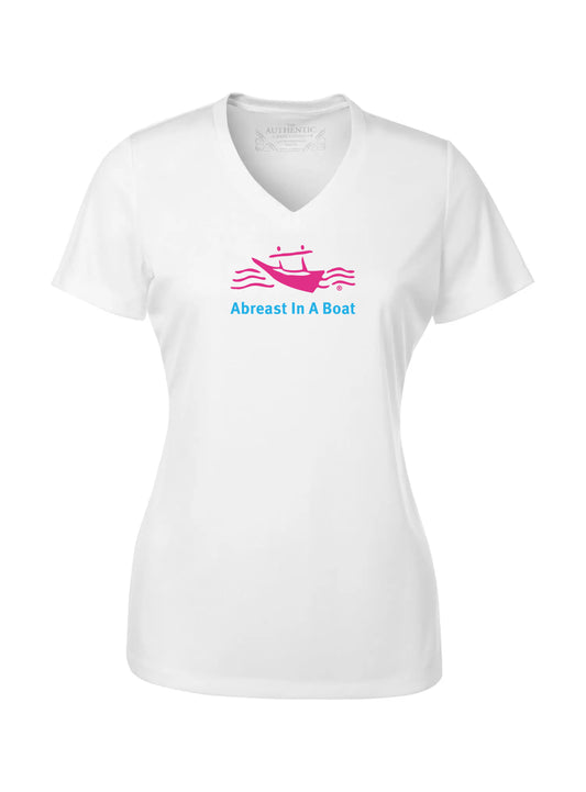 AIAB Short Sleeve V-Neck Ladies Technical Tee