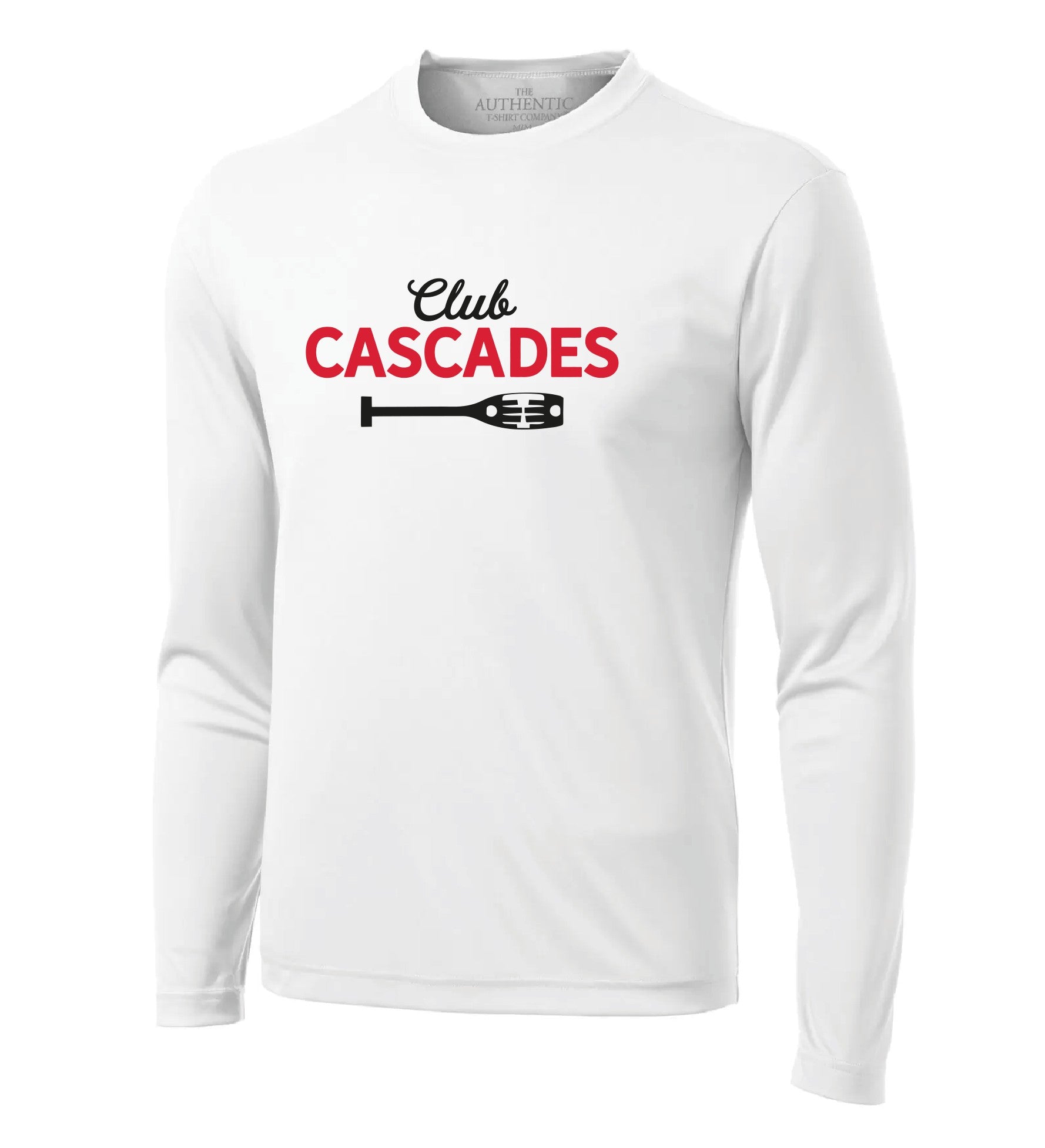 Cascades Club Youth Dry-Fit Long-Sleeve Tee With Logo