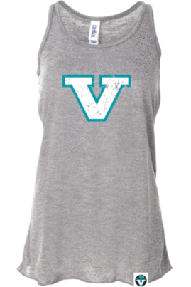 Vancouver Lacrosse | Vintage V Flowy Racerback Tank Top (Women's)