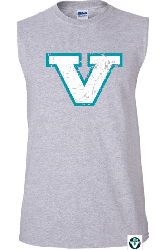 Vancouver Lacrosse | Vintage V Sleeveless T-shirt (Adult)