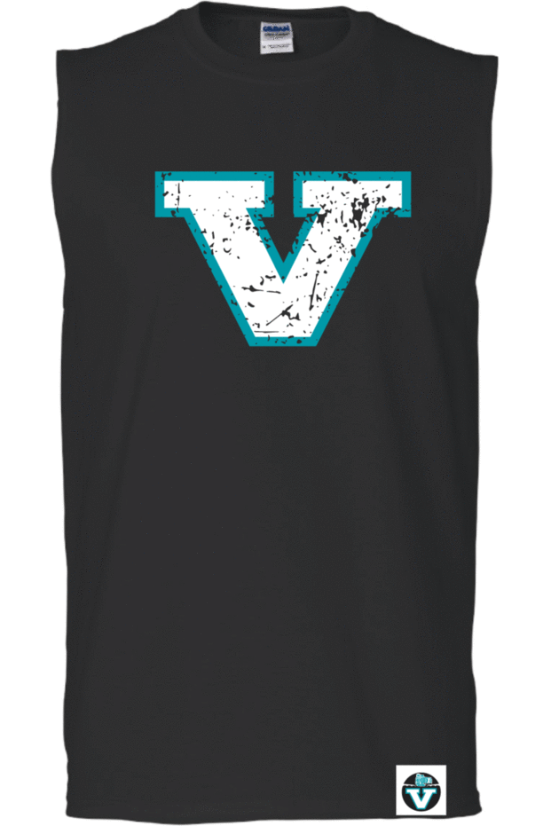 Vancouver Lacrosse | Vintage V Sleeveless T-shirt (Adult)