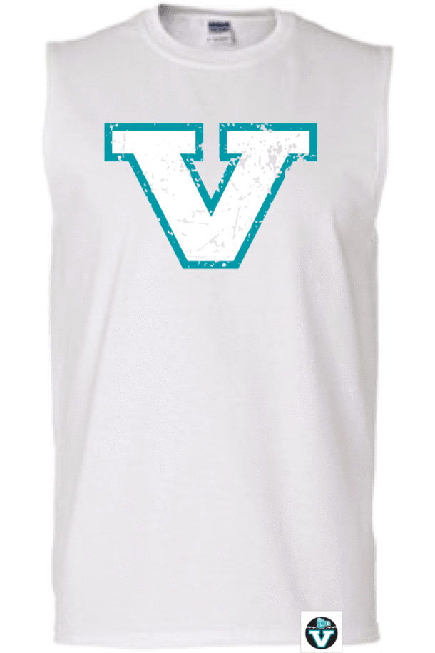 Vancouver Lacrosse | Vintage V Sleeveless T-shirt (Adult)