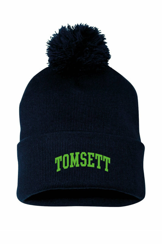 Tomsett Knit Beanie with Pom-pom - Oddball Workshop