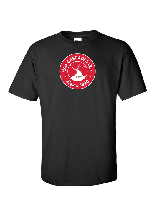 Cascades Club Adult Cotton Tee With 1920 Logo - Oddball Workshop