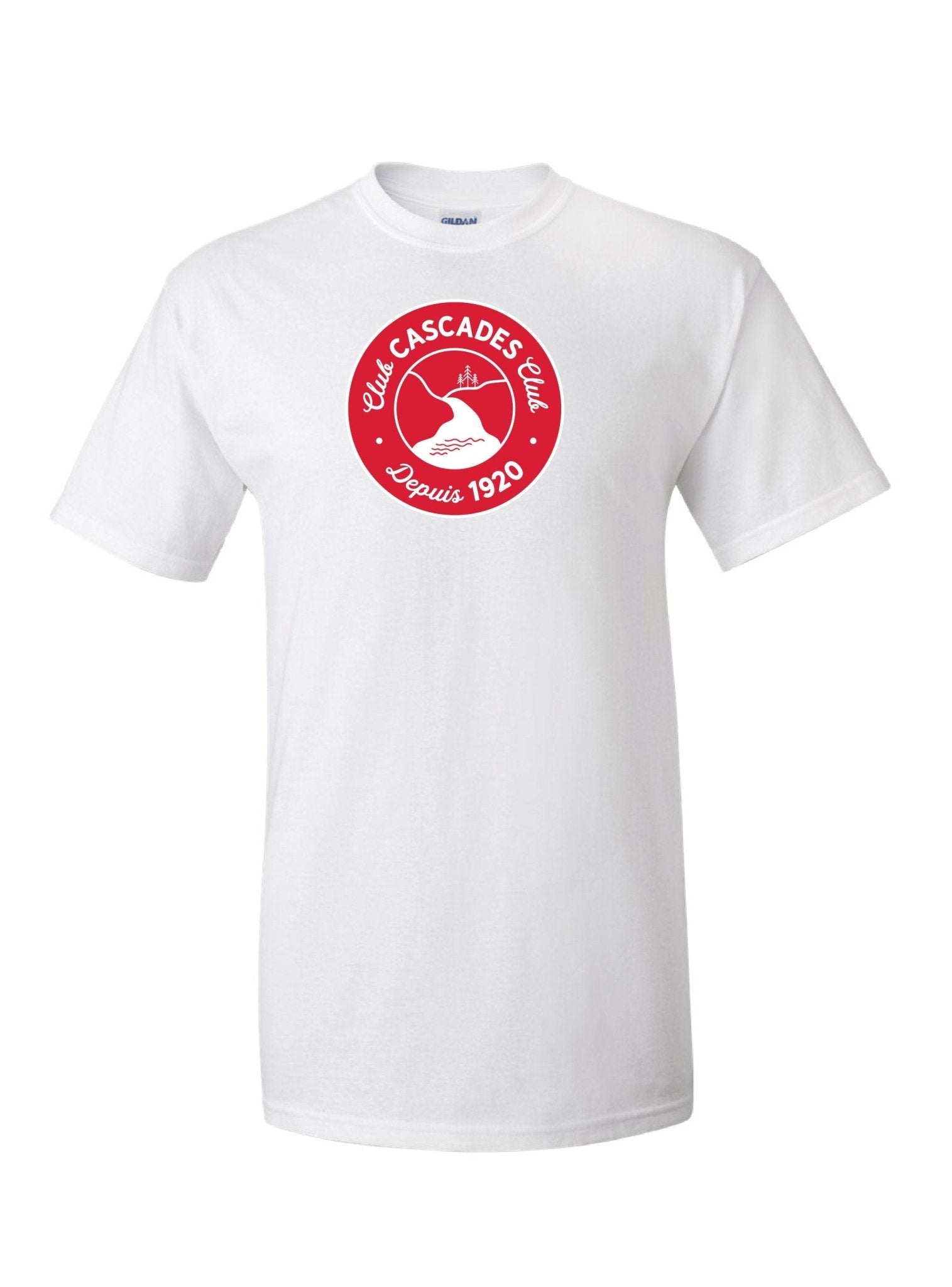 Cascades Club Adult Cotton Tee With 1920 Logo - Oddball Workshop