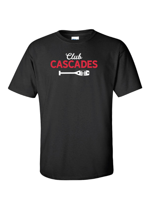 Cascades Club Adult Cotton Tee With Logo - Oddball Workshop