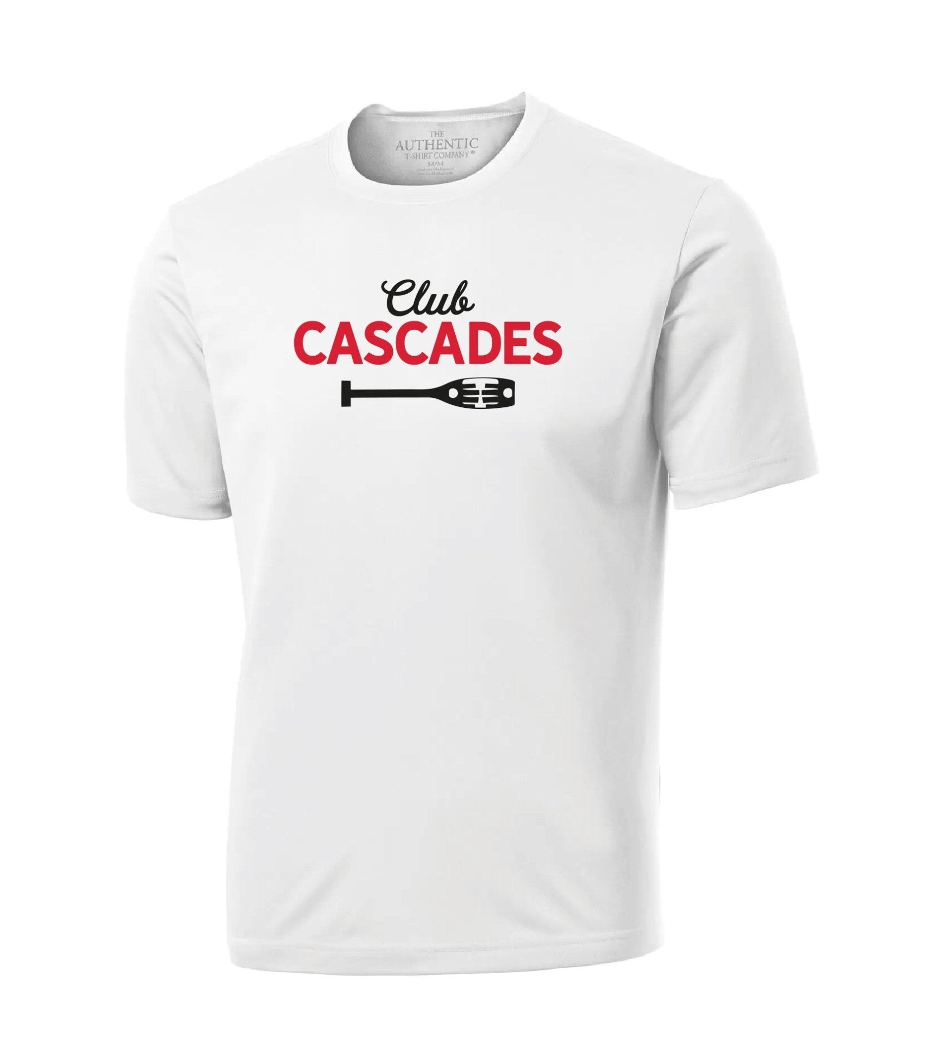 Cascades Club Adult Dry - Fit Short - Sleeve Tee With Logo - Oddball Workshop