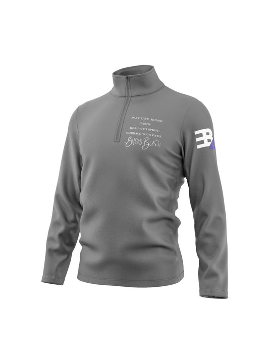 Emoni Bush x Canuck Volleyball Hoodie 1/4 Zip Crewneck UNISEX - Oddball Workshop