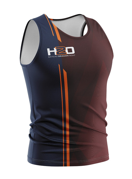 Crimson Dragons H2o Men's Racer Tank Top - Oddball Workshop