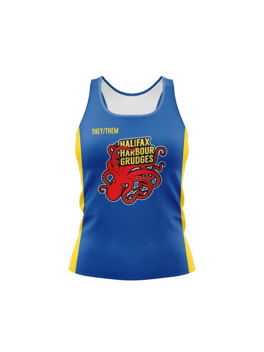Anchor City RD | Harbour Grudges Women's Athletic Tank Top - Oddball Workshop