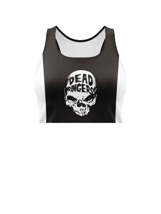 Anchor City RD | Dead Ringers Women's Athletic Tank Top Crop - Oddball Workshop