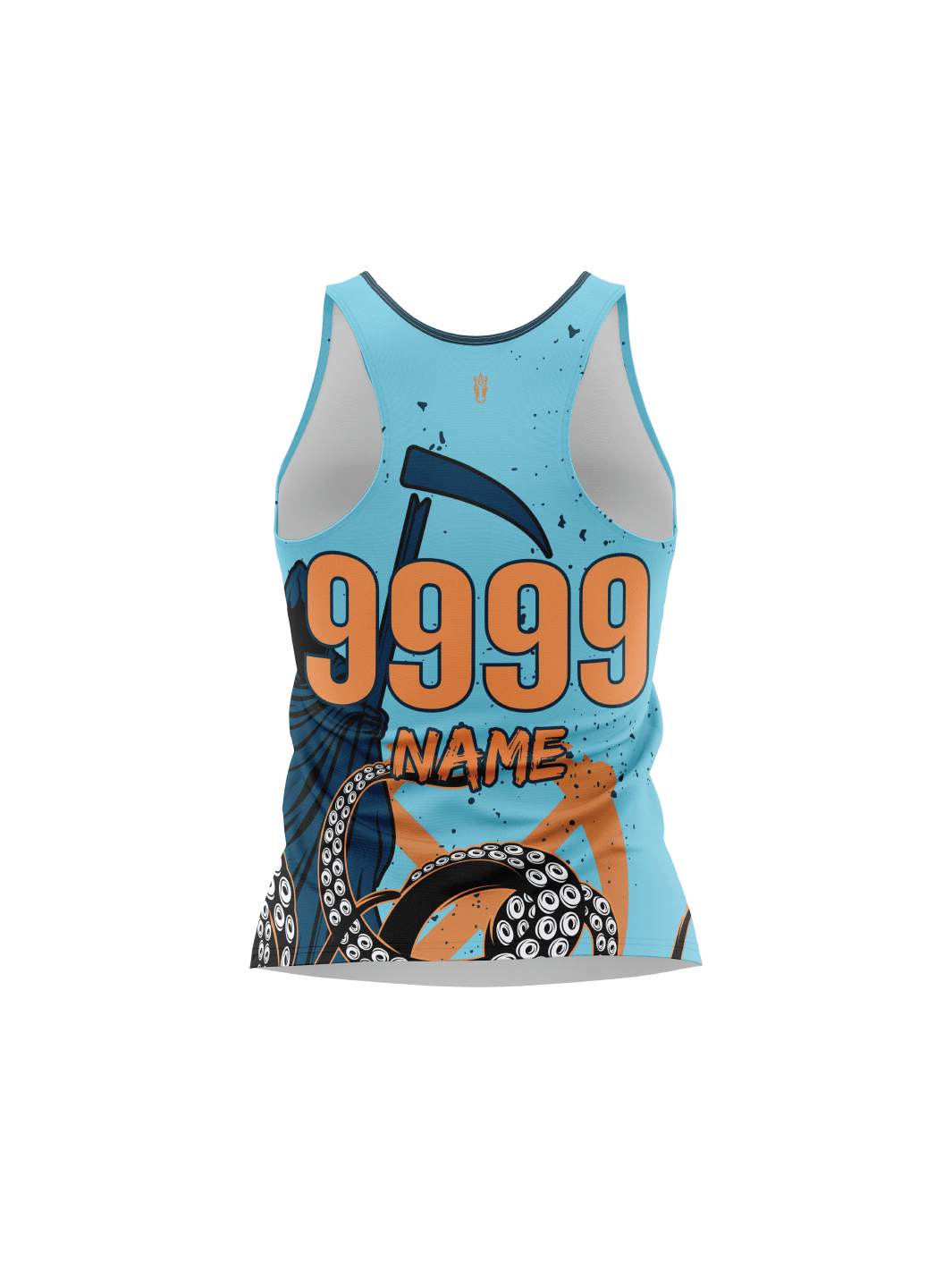 Atlanta Roller Derby | Black Water Reapers Team - Women's Athletic Tank Top - Oddball Workshop