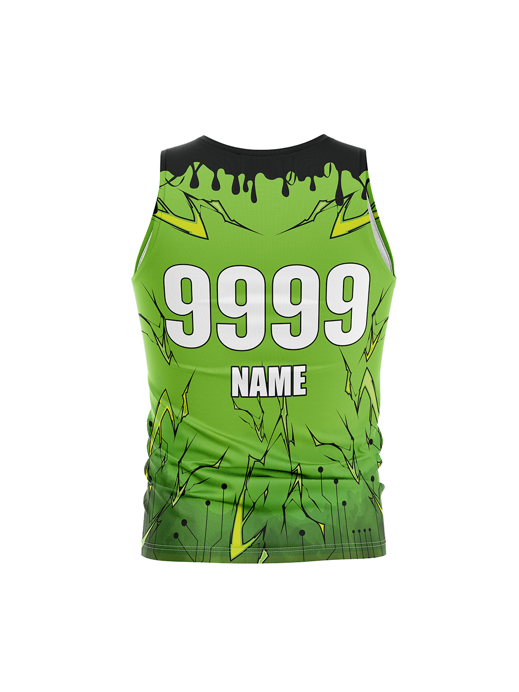 Atlanta Roller Derby | Toxic Shocks Team - Men's Athletic Tank Top - Oddball Workshop