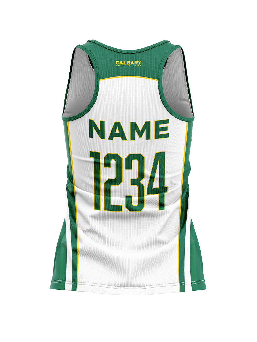 Calgary Roller Derby | Jane Deere Light | Women's Athletic Tank Top - Oddball Workshop
