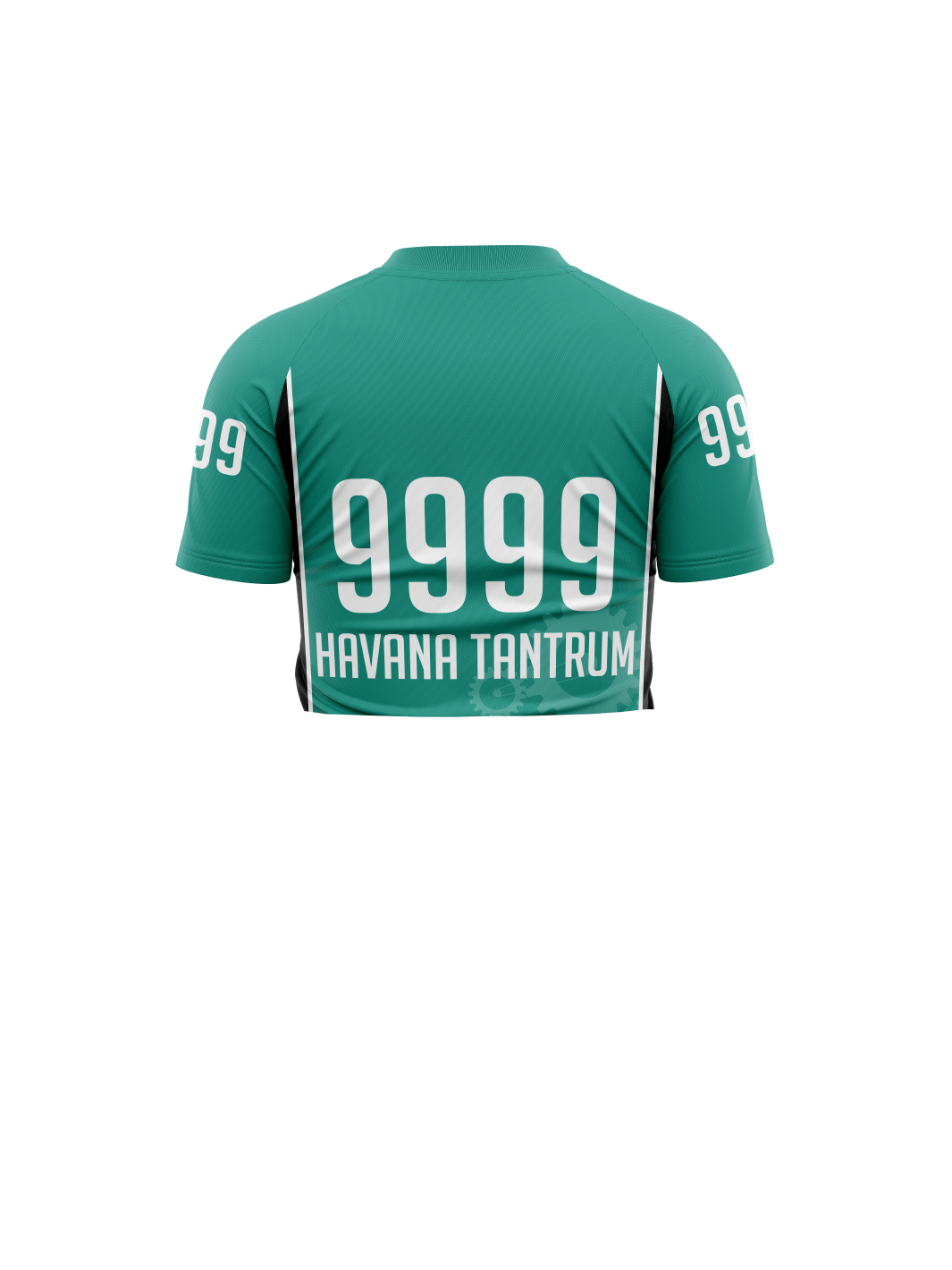 Cog Blockers | Unisex Athletic Jersey Short Sleeve Crop - Oddball Workshop