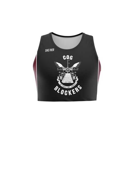 Cog Blockers | Unisex Athletic Tank Top Crop - Oddball Workshop