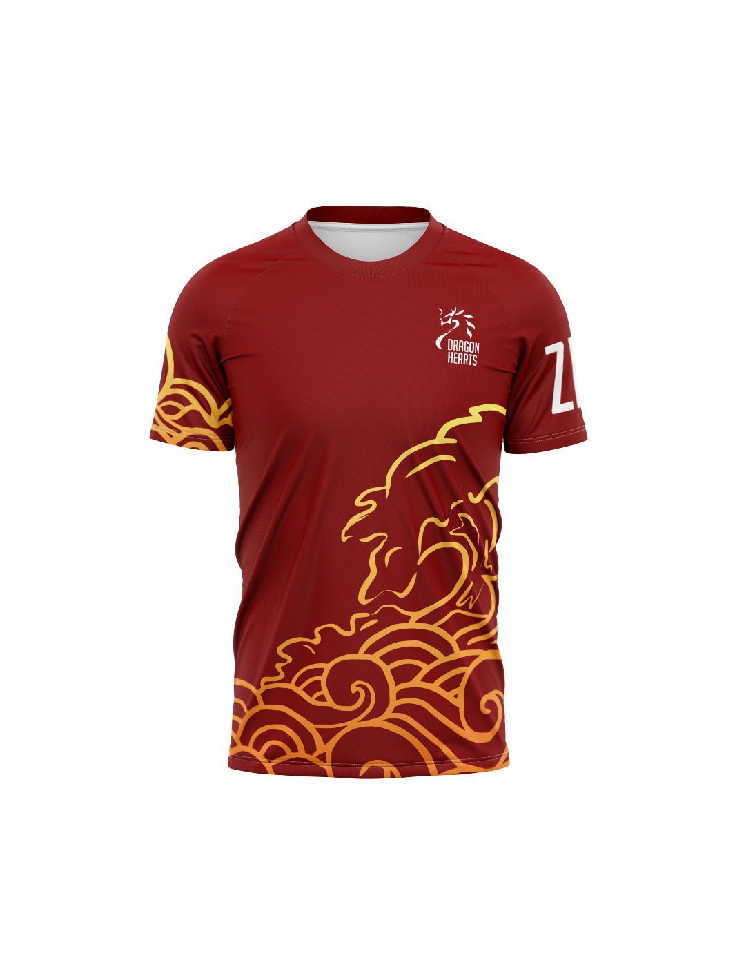 DH Zero Supporters | Men's Athletic Jersey Short Sleeve - Oddball Workshop
