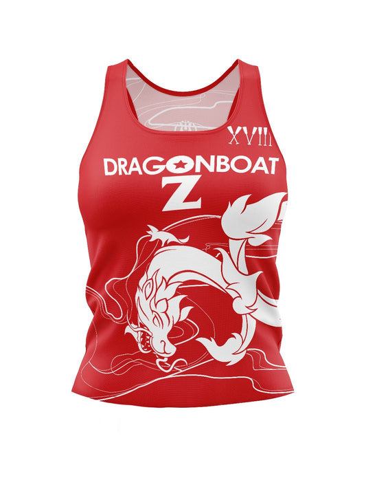 Dragon Boat Z | Women's Athletic Tank Top - Oddball Workshop