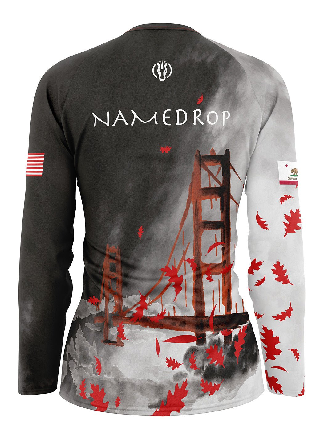 Dragon Warriors Supporters | RACING JERSEY - Women's Athletic Jersey Long Sleeve - Oddball Workshop