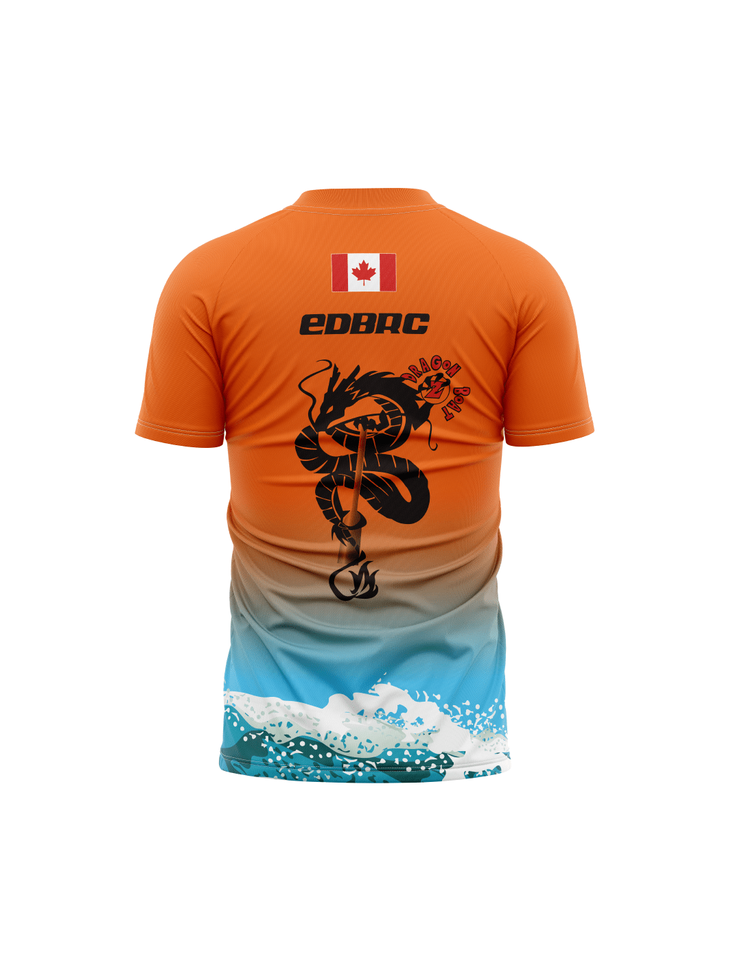 EDBRC Dragon Boat Z | Men's Athletic Jersey Short Sleeve - Oddball Workshop