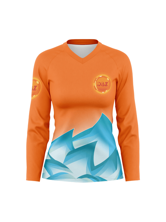EDBRC Dragon Boat Z | Women's Athletic Jersey Long Sleeve - Oddball Workshop