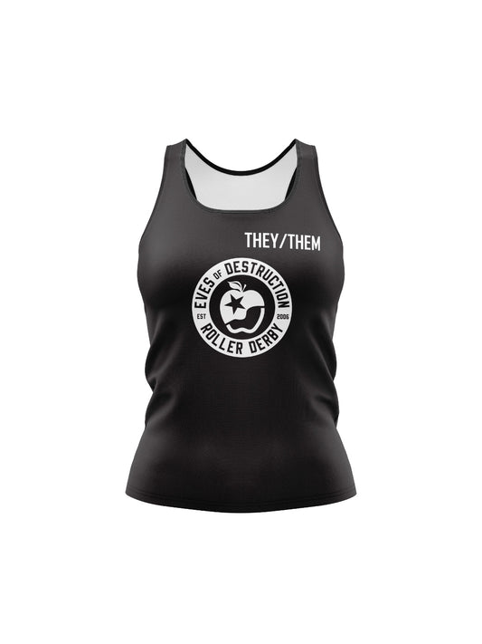 Eves of Destruction Team Store | Team Scrimmage Women's Athletic Tank Top - Oddball Workshop