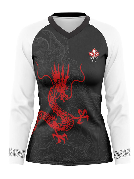 FCRCC Senior C | Red/Black Women's Performance Jersey Long Sleeve - Oddball Workshop