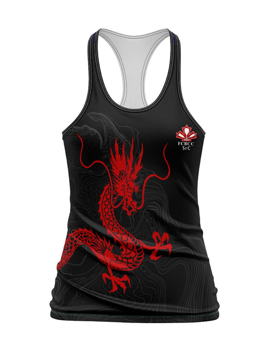 FCRCC Senior C | Red/Black Women's Relaxed Tank Top - Oddball Workshop