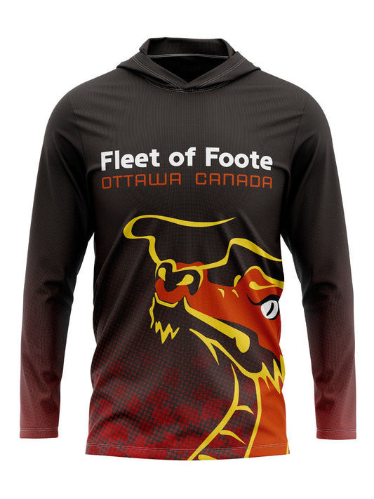 Fleet of Foote | Unisex Hooded Team Jersey Long Sleeve - Oddball Workshop