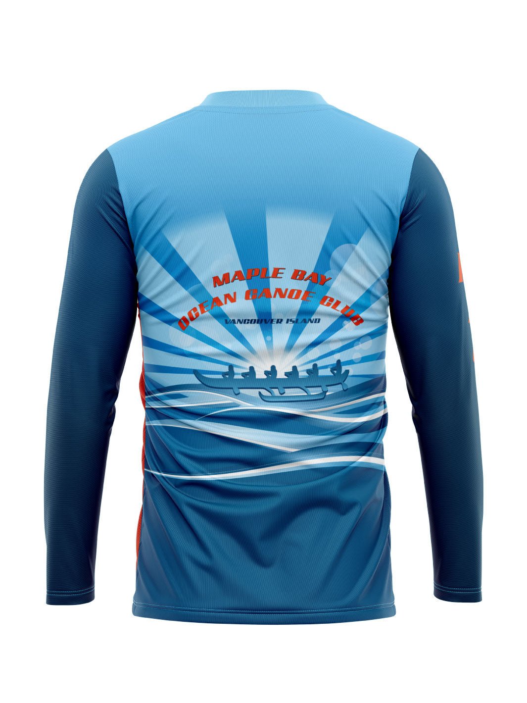 Maple Bay Ocean Canoe Club | Men's Team Jersey Long Sleeve - Oddball Workshop