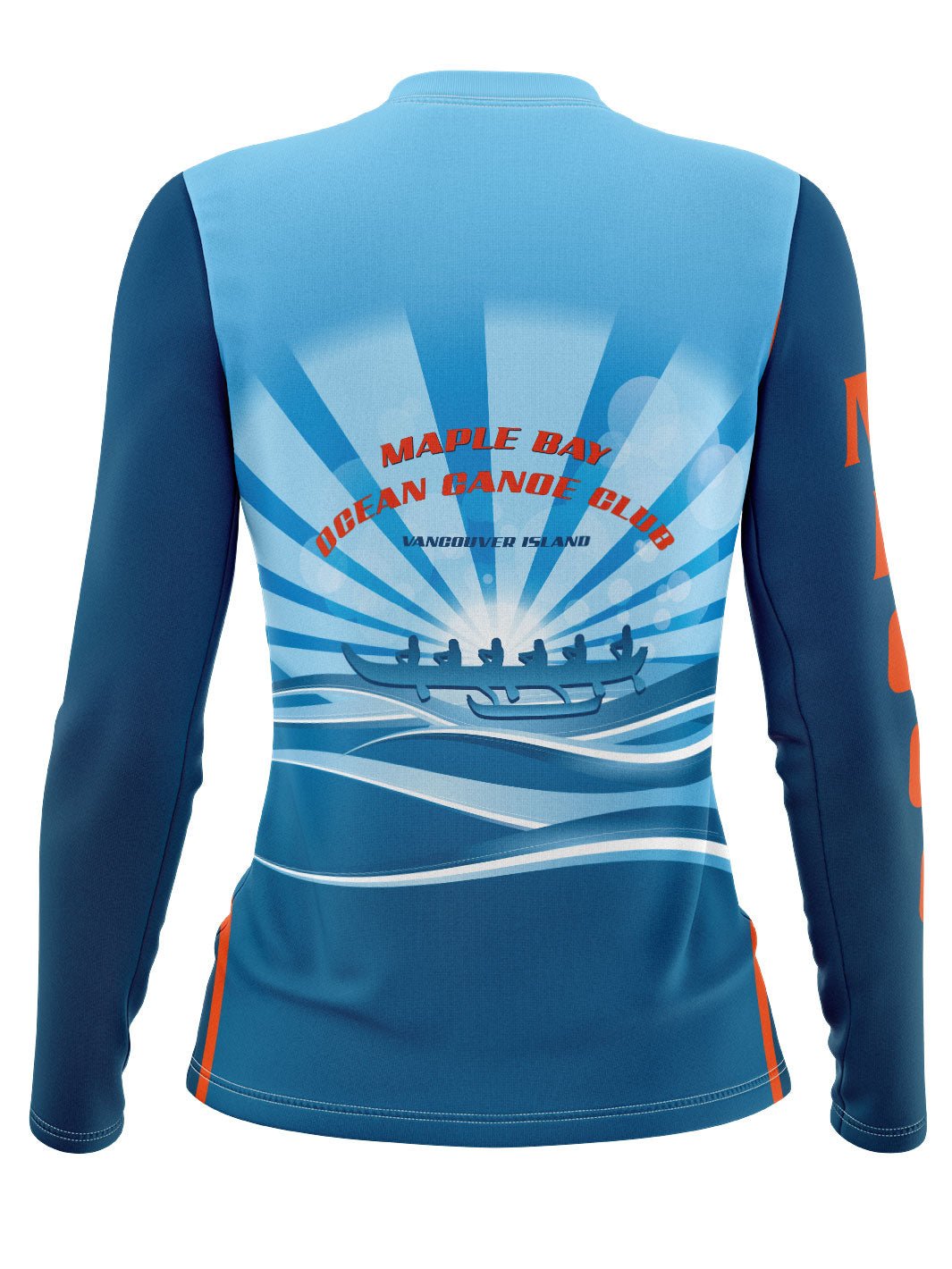 Maple Bay Ocean Canoe Club | Women's Team Jersey Long Sleeve - Oddball Workshop