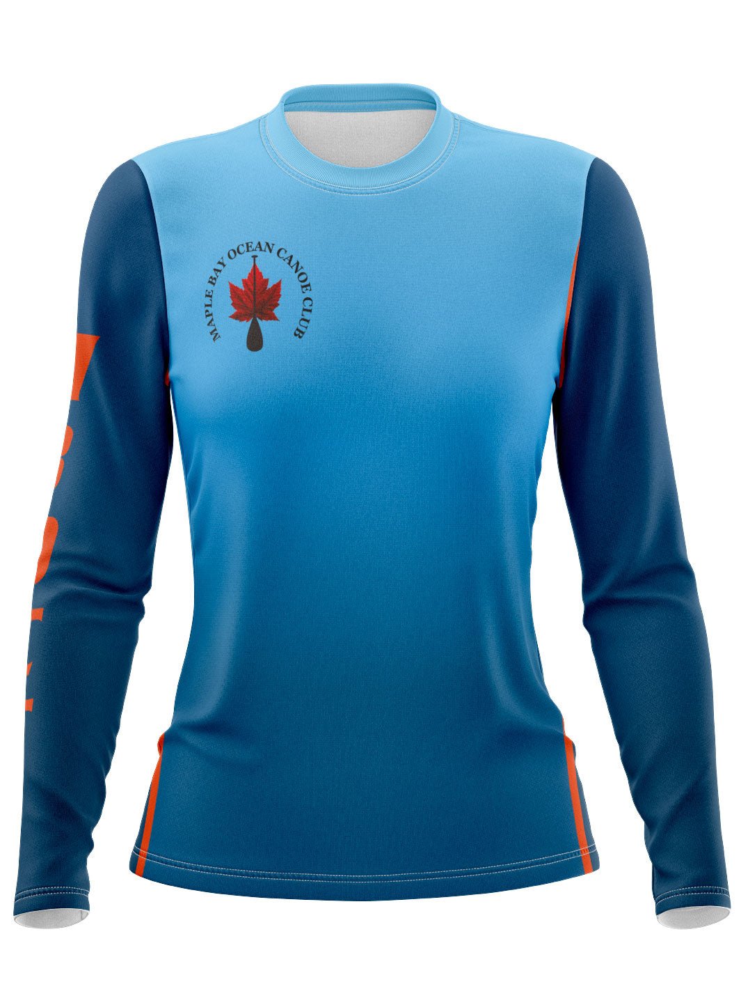 Maple Bay Ocean Canoe Club | Women's Team Jersey Long Sleeve - Oddball Workshop