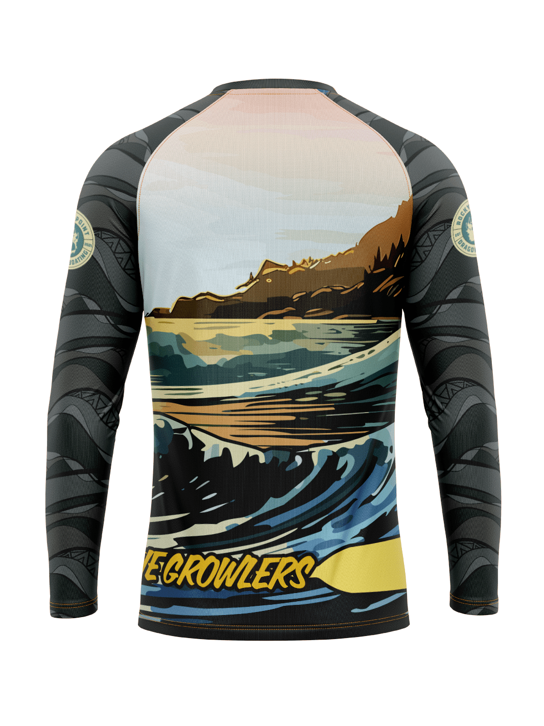 Moody Growlers | Men's Athletic Jersey Long Sleeve - Oddball Workshop