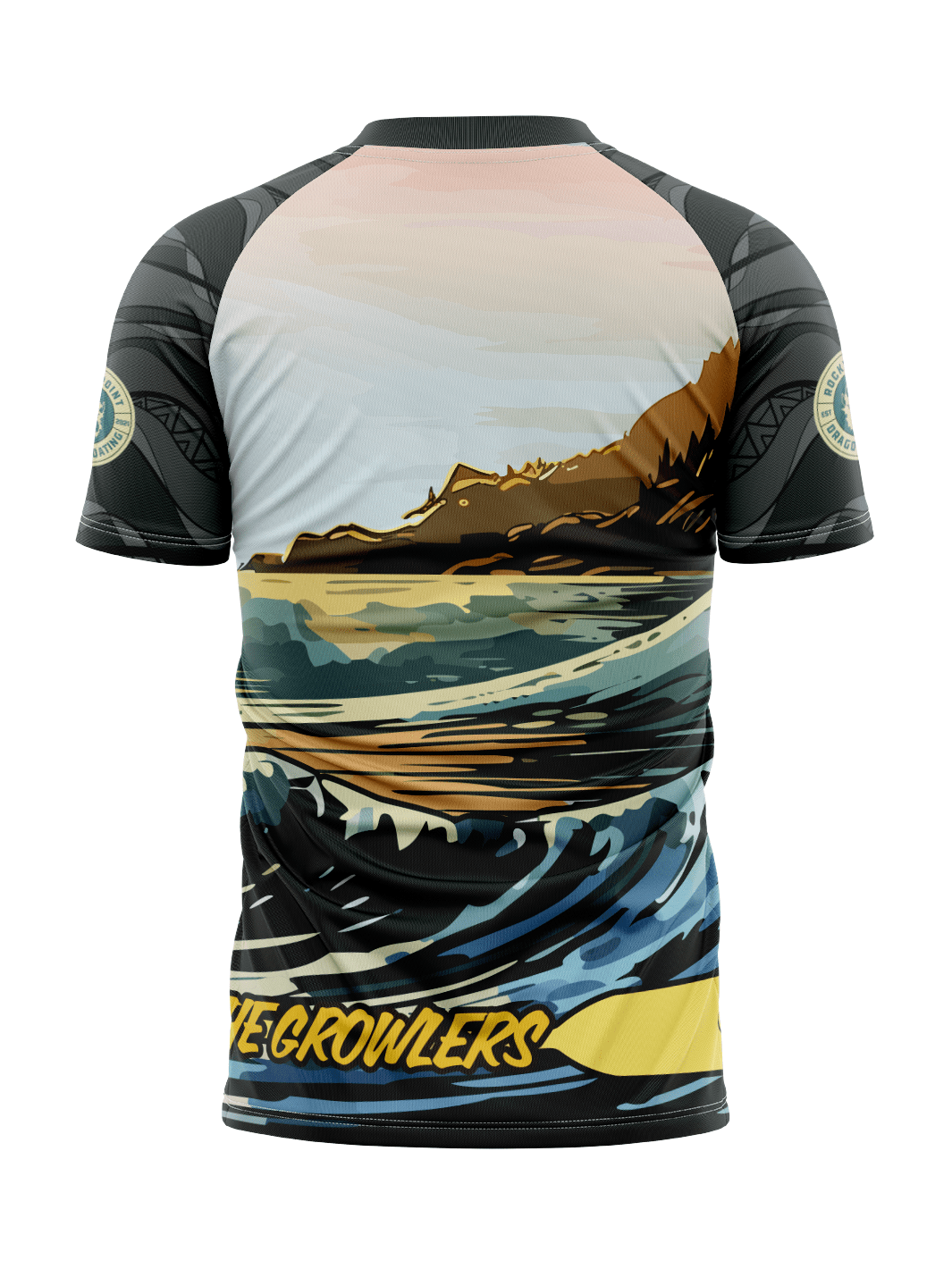 Moody Growlers | Men's Athletic Jersey Short Sleeve - Oddball Workshop