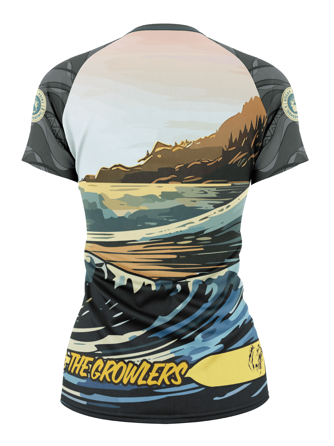 Moody Growlers | Women's Athletic Jersey Short Sleeve - Oddball Workshop