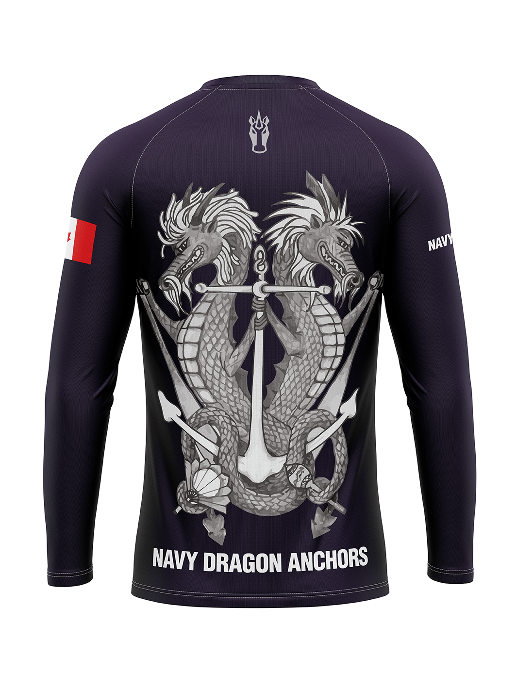 Navy Dragon Anchors | Men's Team Jersey Long Sleeve - Oddball Workshop