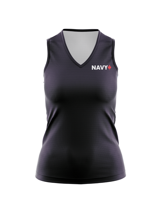 Navy Dragon Anchors | Women's Prime Sleeveless Top - Oddball Workshop