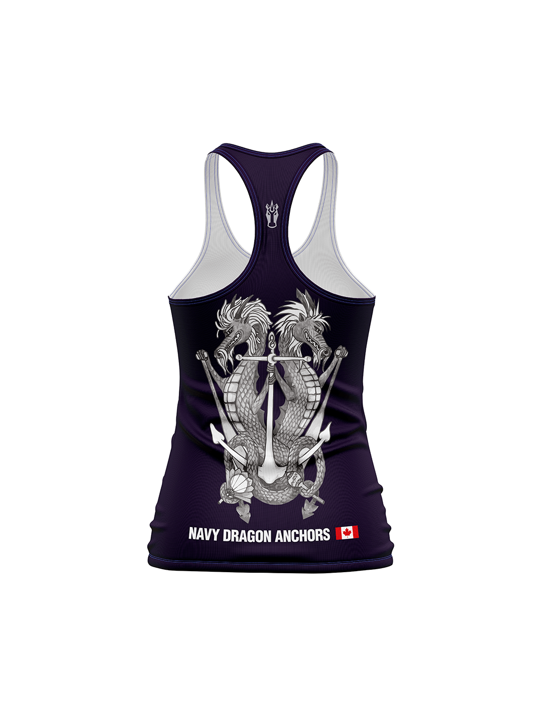 Navy Dragon Anchors | Women's Relaxed Tank Top - Oddball Workshop