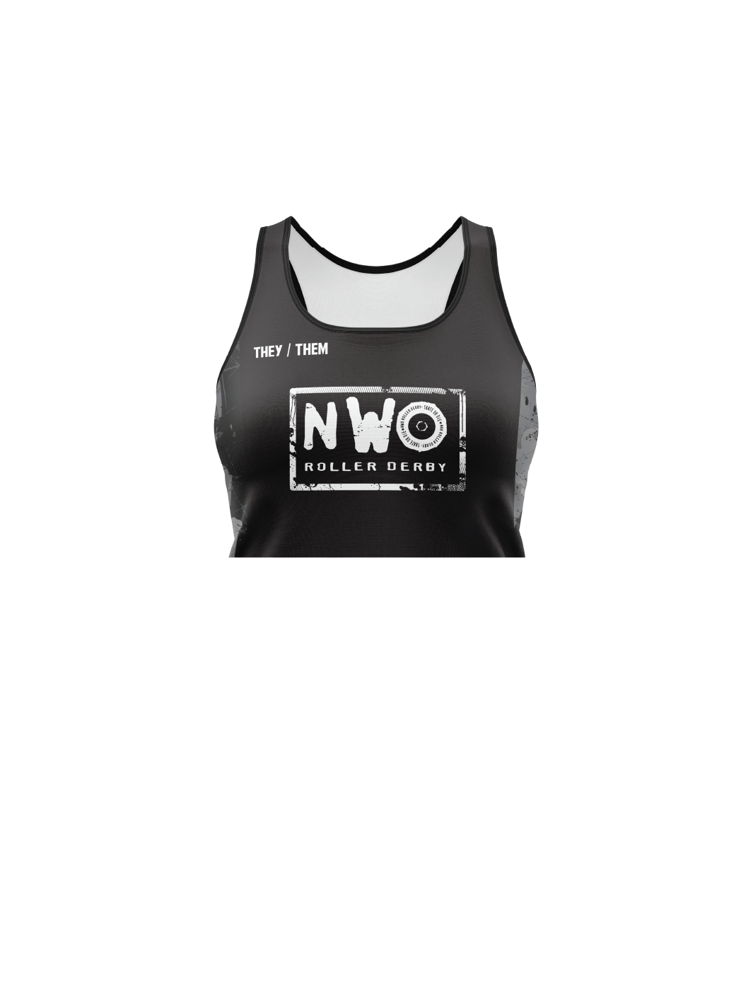 NWO Roller Derby | Women's Athletic Tank Top Crop - Oddball Workshop