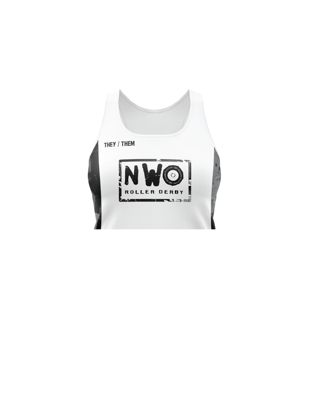 NWO Roller Derby | Women's Athletic Tank Top Crop - Oddball Workshop