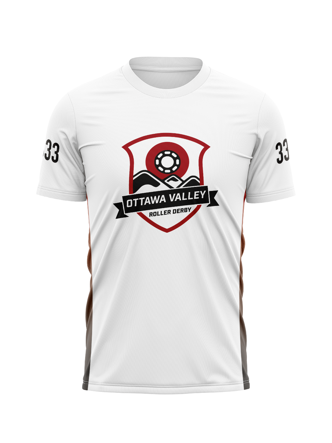 Ottawa Valley Roller Derby | Men's Team Jersey Short Sleeve - Oddball Workshop