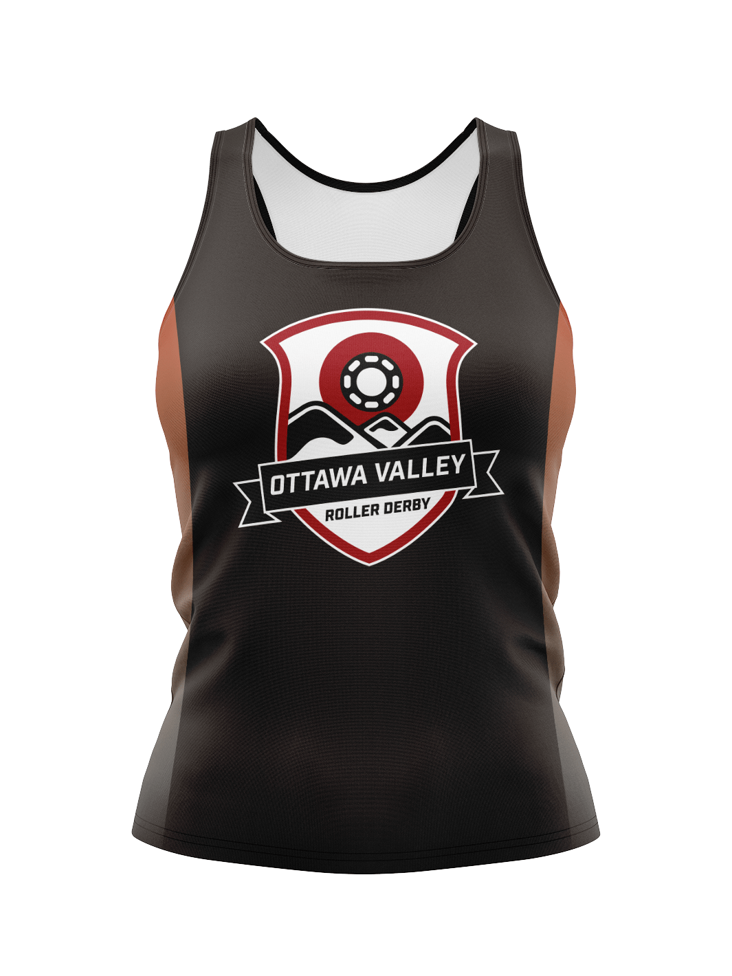 Ottawa Valley Roller Derby | Women's Athletic Tank Top - Oddball Workshop