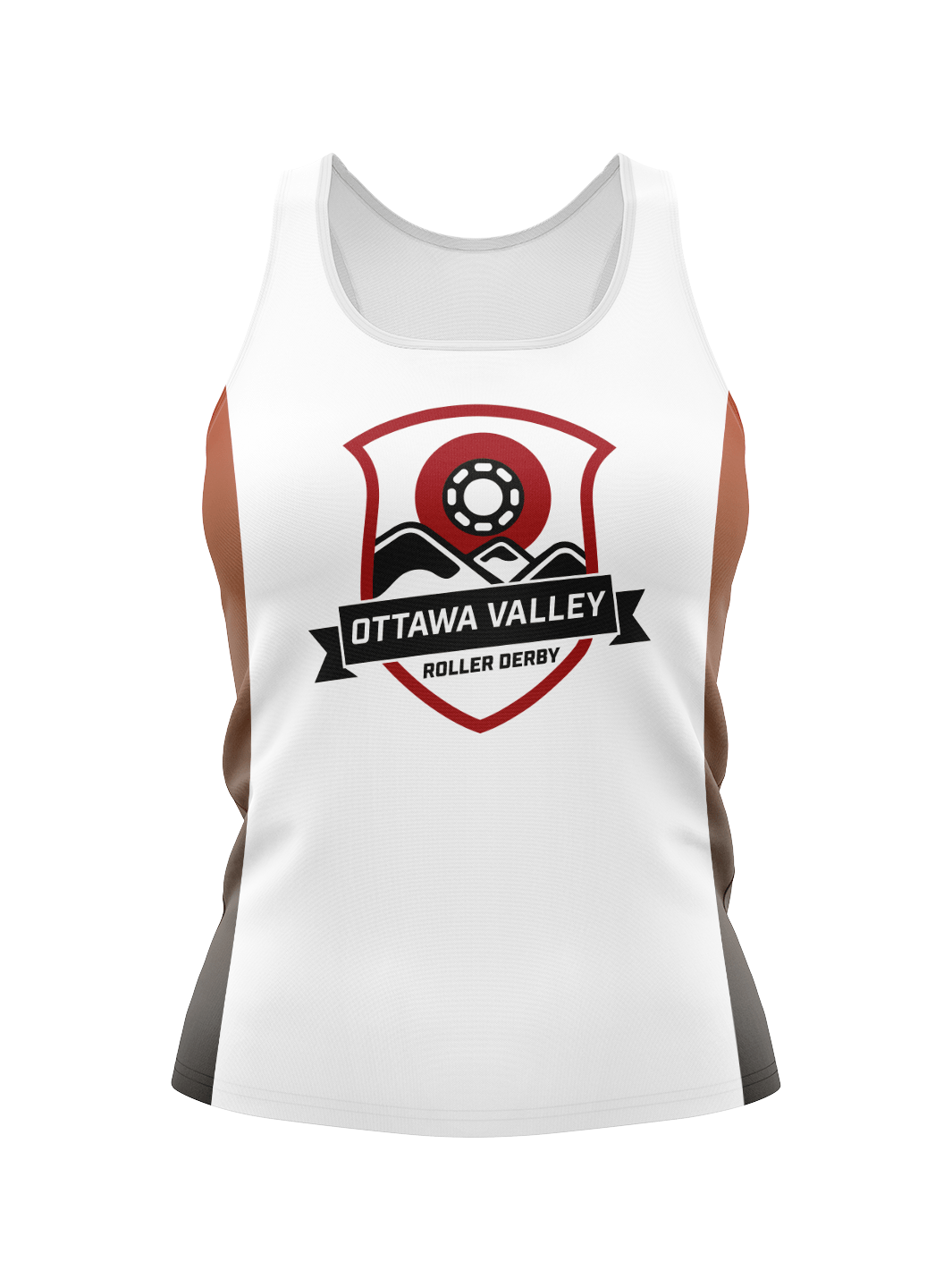Ottawa Valley Roller Derby | Women's Athletic Tank Top - Oddball Workshop