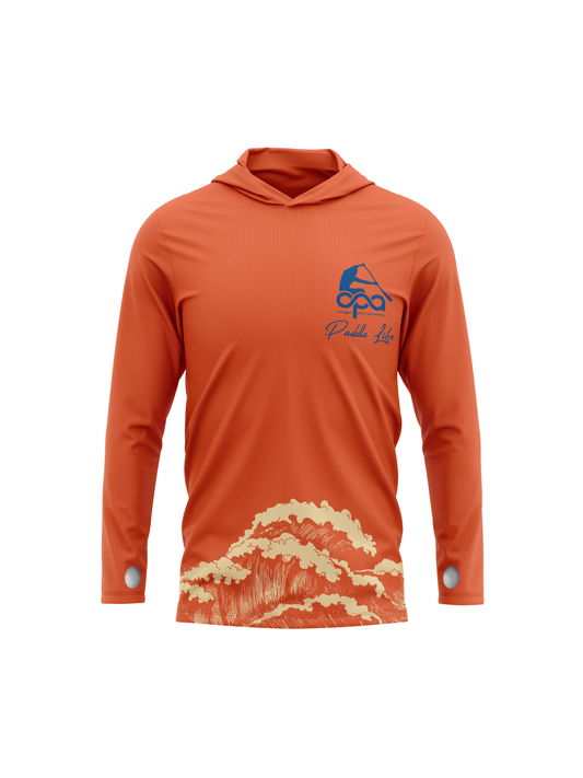 Outrigger Performance Advantage | Camp 2025 - Unisex Hooded Long Sleeve Tee - Oddball Workshop