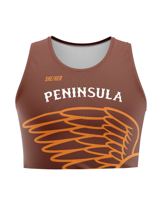 Peninsula RD | Unisex Athletic Tank Top Crop - Oddball Workshop