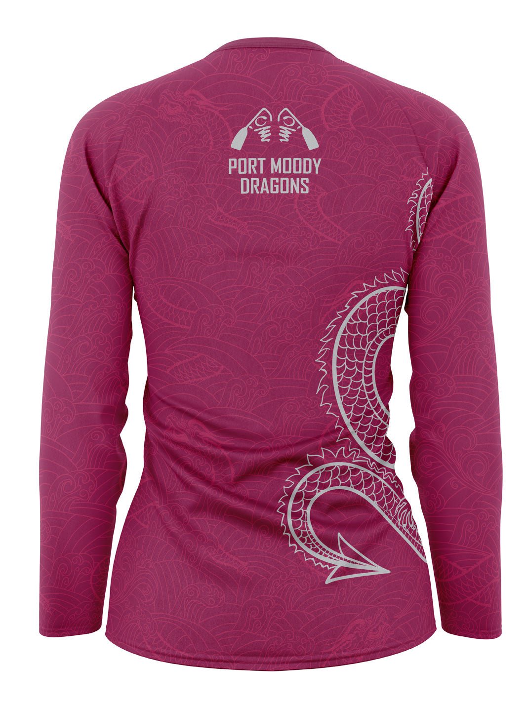 Port Moody Dragons | Women's Athletic Jersey Long Sleeve - Oddball Workshop