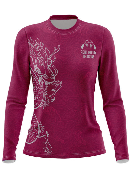 Port Moody Dragons | Women's Team Jersey Long Sleeve - Oddball Workshop