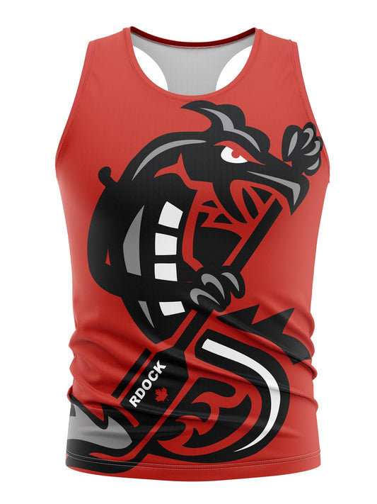 Raging Dragons | Unisex Racer Tank Top - Oddball Workshop